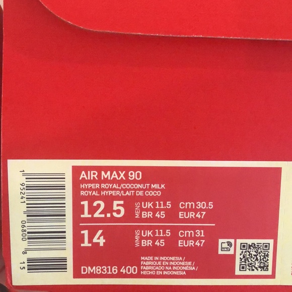NIKE AIR MAX 90 SNEAKERS - Picture 10 of 10